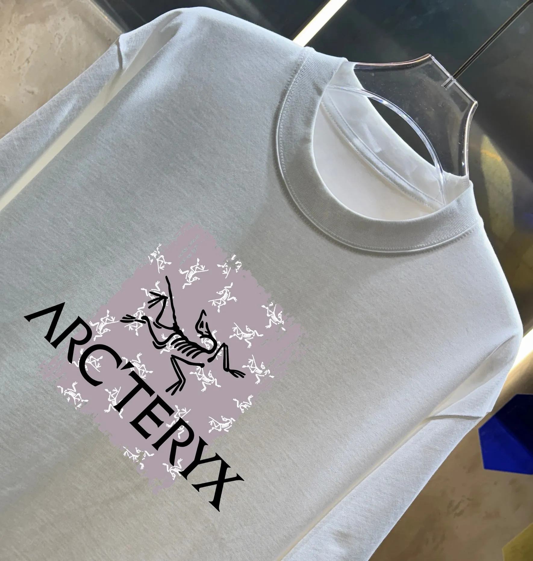 Arc'Teryx JILSANDER 2026 New Arrival Series LOGO T Same Style Versatile ：Black White Green Purple Size：S M L XL XXL